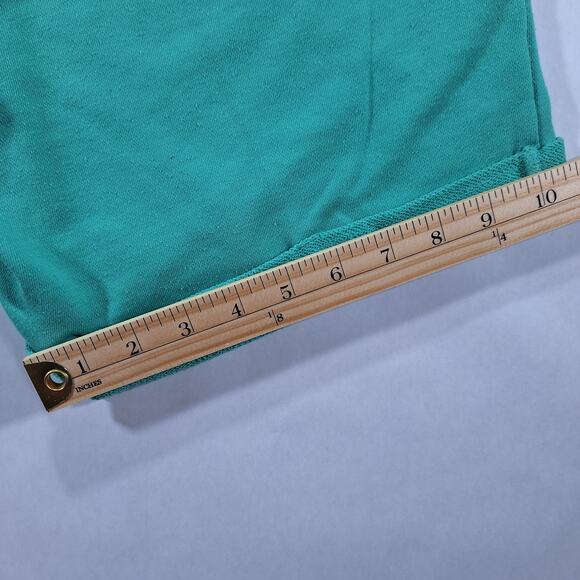 Tommy Hilfiger Sport Women's Medium Sweat Shorts Green Drawstring Cuffed Elastic - Picture 13 of 15